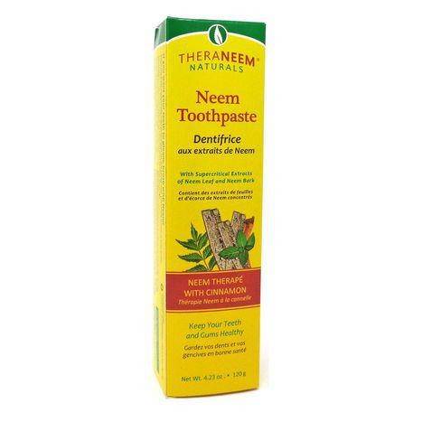 Theraneem Organix Herbal Neem Cinnamon Toothpaste - 4.23 Ounces