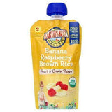 Earths Best Organic Fruit & Grain Puree, Banana Raspberry Brown Rice, 2 (Over 6 Months) - 4.2 Ounces