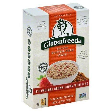Glutenfreeda Oatmeal, Instant, Gluten Free, Strawberry Brown Sugar with Flax - 8 Each