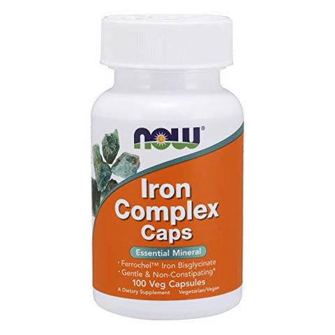 Now Foods Iron Complex-100 Vegetarian Capsules