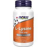 Now Foods L-Lysine 500 Mg-100 Vegetarian Tablets