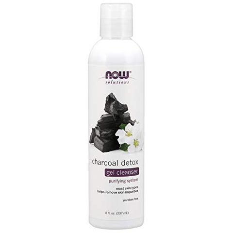 Now Foods Purifying Gel Cleanser Activated Charcoal-8 Oz