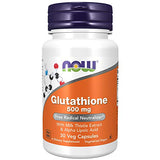 Now Glutathione 500 Mg-30 Veg Capsules