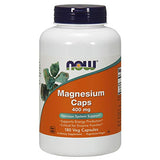 Now Magnesium Caps 400 Mg-180 Veg Capsules