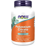 Now Potassium Citrate 99 Mg-180  Veg Capsules