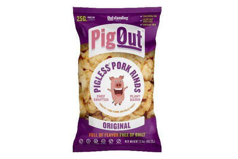 Pig Out Pigless Pork Rinds - 3.5 Ounces