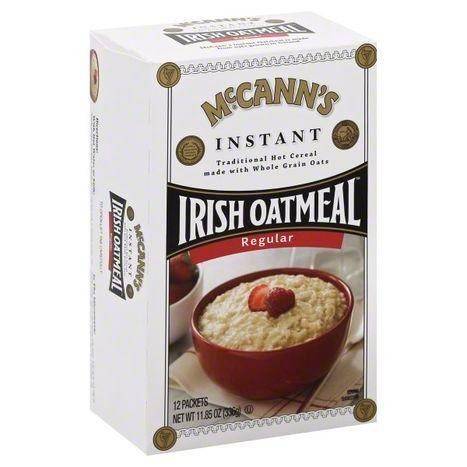 McCanns Oatmeal, Irish, Instant, Regular - 11.8 Ounces