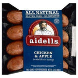 Aidells Smoked Chicken Sausage, Chicken & Apple - 12 Ounces