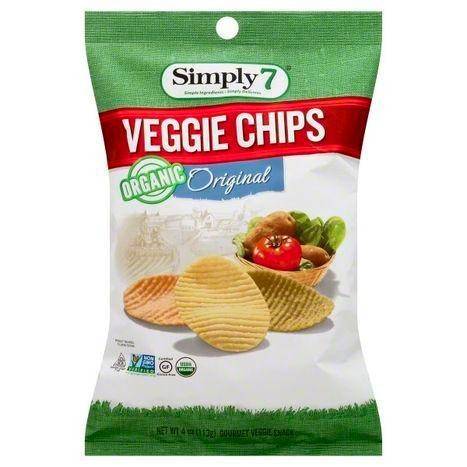 Simply 7 Veggie Chips, Organic, Original - 4 Ounces