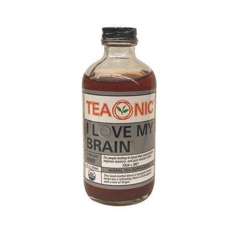 Teaonic I Love My Brain Herbal Tea Tonic - 8 Fluid Ounces