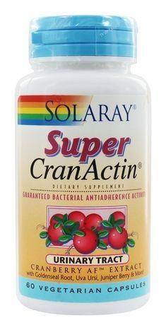 Solaray Super CranActin - 60 Vegetarian Capsules