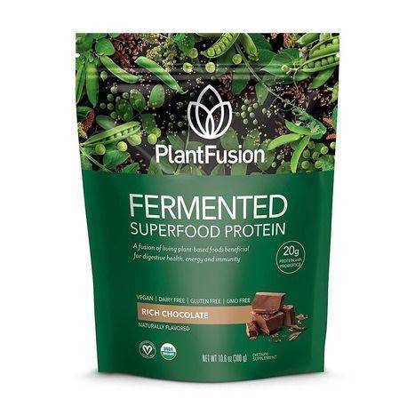 PlantFusion Superfood Protein, Fermented, Rich Chocolate - 10.6 Ounces