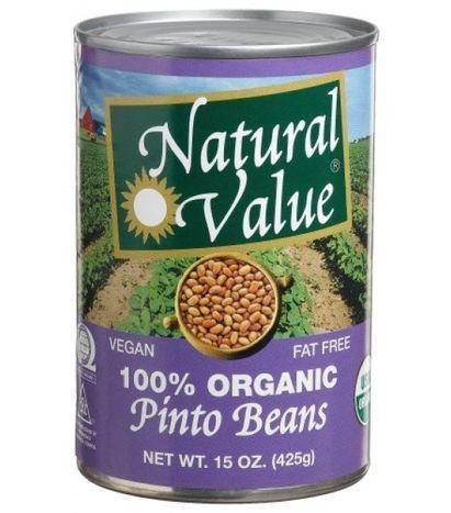 Natural Value Organic Pinto Beans - 15 Ounces