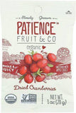 Patience Fruit & Co. Organic Dried Cranberries Fruit Snacks