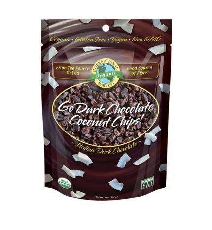 International Harvest Go Dark Chocolate Coconut Chips - 4 Ounces