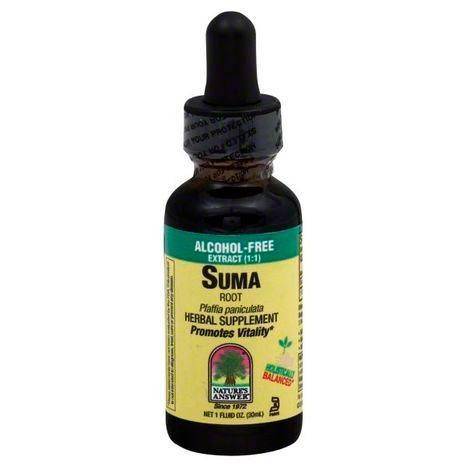 Natures Answer Suma Root, Alcohol-Free Extract (1:1) - 1 Ounce