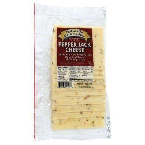 Naturally Good Kosher Cheese, Pepper Jack - 8 Ounces