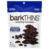 BarkThins Snacking Chocolate, Dark Chocolate, Blueberry - 4.7 Ounces