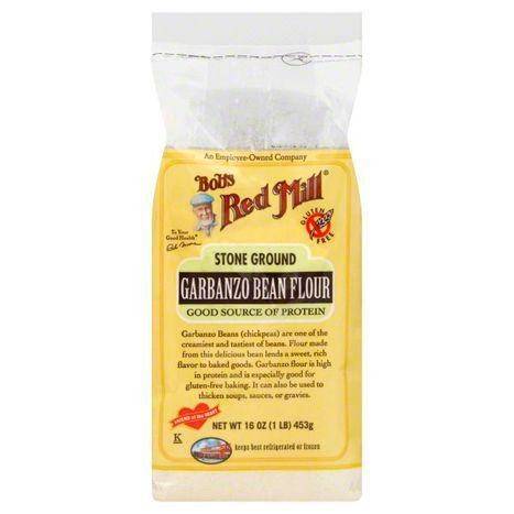 Bobs Red Mill Garbanzo Bean Flour, Stone Ground - 16 Ounces