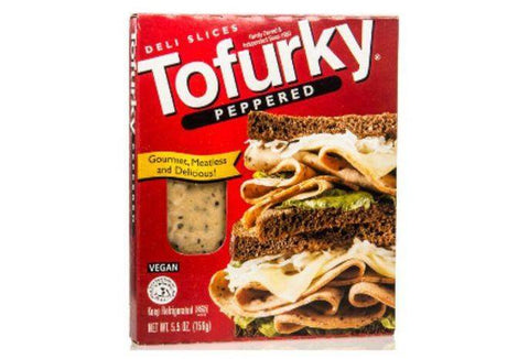 Tofurky Deli Slices, Peppered - 5.5 Ounces