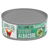 Natural Sea Albacore Tuna, Solid White, in Spring Water, Salted - 5 Ounces