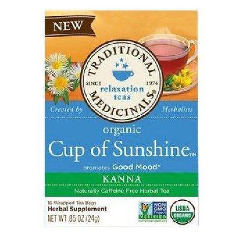 Traditional Medicinals Cup of Sunshine Kanna Tea - 16 Count