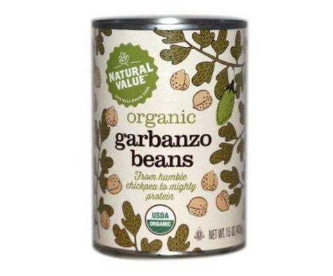 Natural Value Organic Garbanzo Beans - 15 Ounces