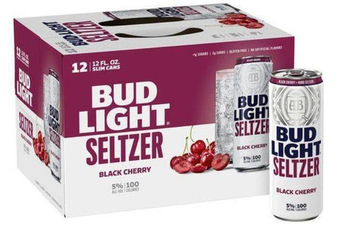 Bud Light Seltzer Black Cherry Beer - 12 Count