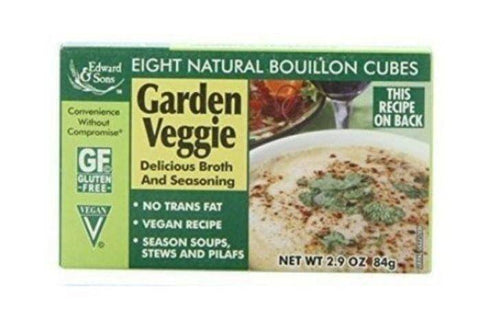 Edward and Sons Natural Bouillon Cubes Garden Veggie