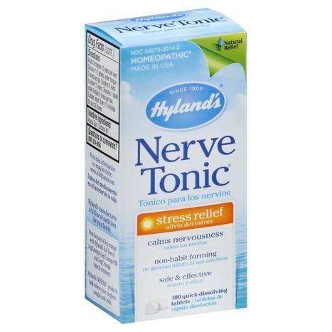 Hylands Nerve Tonic, Stress Relief, Quick-Dissolving Tablets - 100 Each