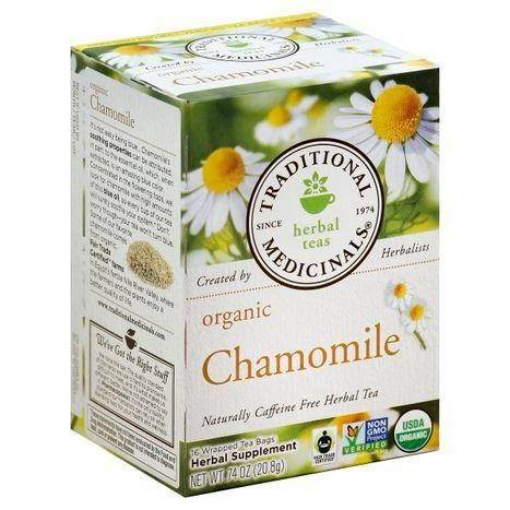 Traditional Medicinals Herbal Tea, Organic, Chamomile, Naturally Caffeine Free, Bags - 16 Each