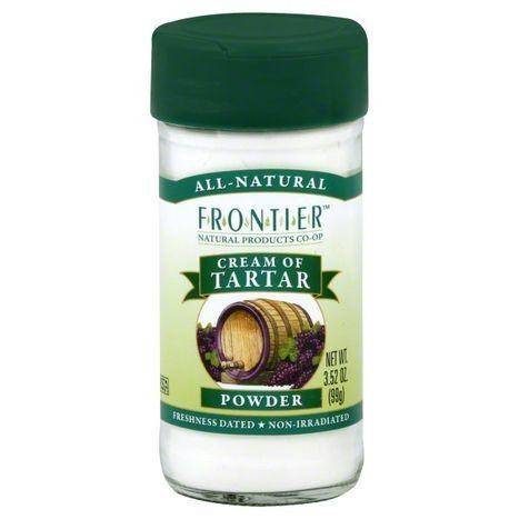Frontier Cream of Tartar, Powder - 3.52 Ounces