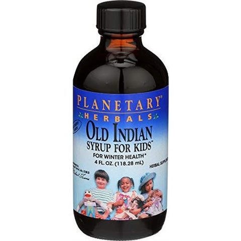 Planetary Herbals Old Indian Syrup For Kids-4 Oz