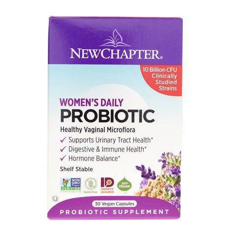 New Chapter Women's Daily Probiotic - 30 Vegan Capsules