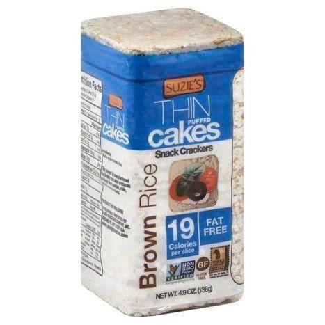 Suzies Thin Cakes, Puffed, Brown Rice - 4.9 Ounces