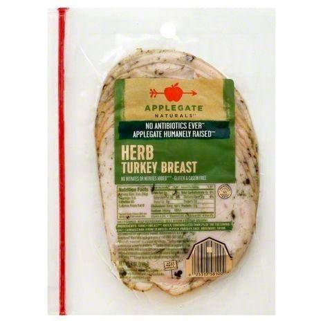 Applegate Naturals Turkey Breast, Herb - 7 Ounces