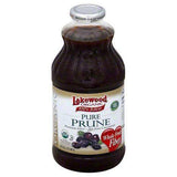 Lakewood Organic 100% Juice, Pure Prune - 32 Ounces