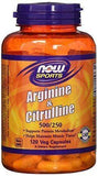 NOW Arginine & Citrulline 500/250 - 120 Count