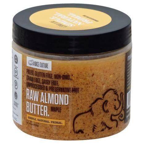 Base Culture Almond Butter, Maple - 16 Ounces