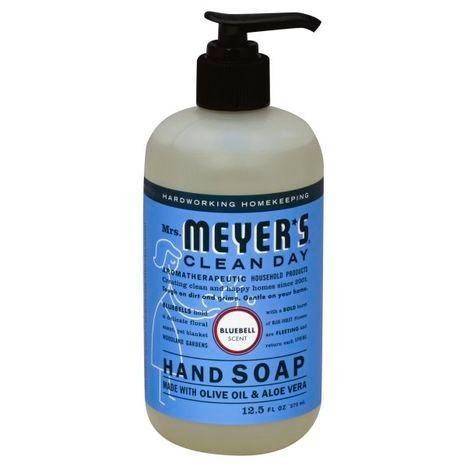 Mrs Meyers Hand Soap, Clean Day, Bluebell Scent - 12.5 Ounces