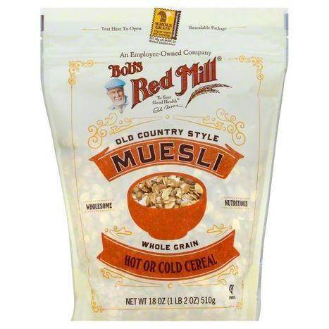 Bobs Red Mill Oatmeal, Muesli, Old Country Style - 18 Ounces