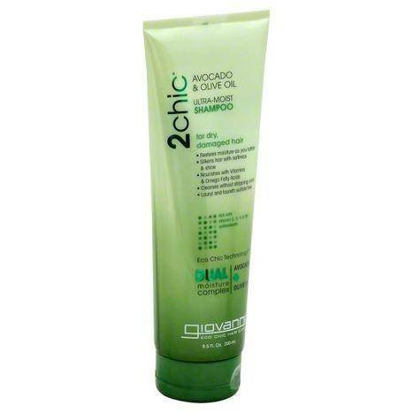 2chic Ultra-Moist Shampoo, Avocado & Olive Oil - 8.5 Ounces