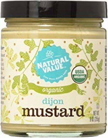 Natural Value Organic Dijon Mustard - 9 Jars