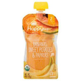 Happy Baby Organics Baby Food, Organic, Bananas, Sweet Potatoes & Papayas, 2 (6+ Months) - 4 Ounces