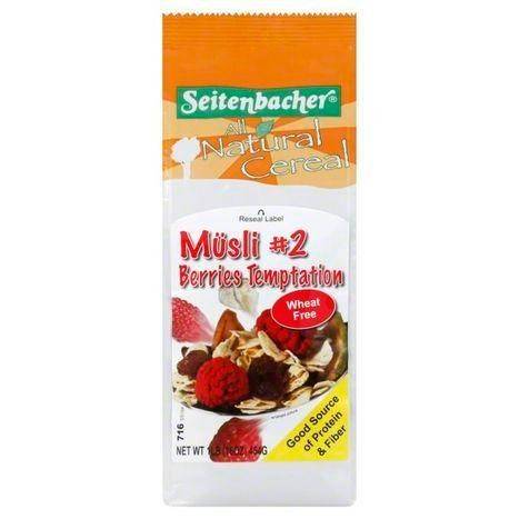 Seitenbacher Cereal, Natural, Musli No. 2, Berries Temptation - 16 Ounces