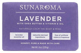 Sunaroma Lavender With Shea + Vitamin-E Oil Soap Bar - 8 Ounces