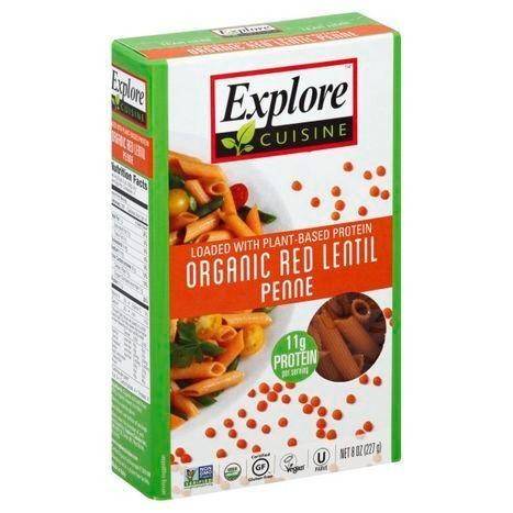 Explore Cuisine Penne, Organic, Red Lentil - 8 Ounces