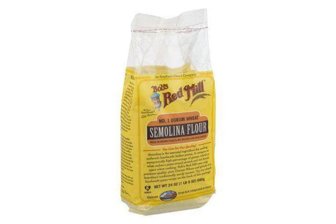 Bobs Red Mill Flour, Semolina - 24 Ounces