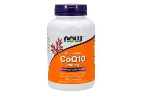 Now COQ10 With Vitamin E & Lecithin - 90 Lozenges