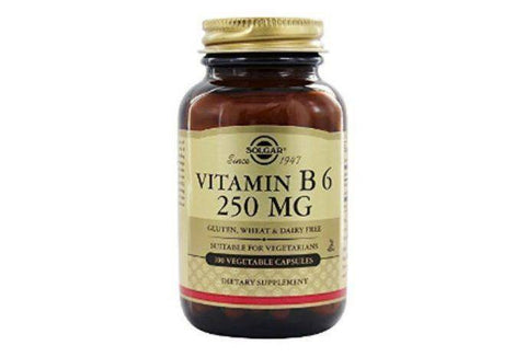 Solgar Vitamin B6, 250 mg, Capsules